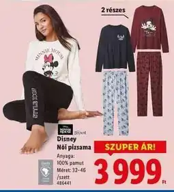 Lidl DISNEY Női pizsama ajánlat
