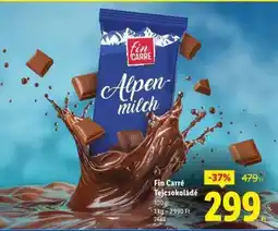 Lidl FIN CARRÉ Tejcsokoládé ajánlat