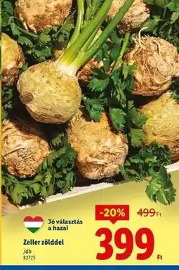Lidl Zeller zölddel ajánlat
