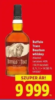 Lidl BUFFALO TRACE Bourbon whiskey ajánlat