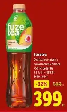 Lidl Fuzetea ajánlat