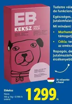 Lidl Ebkeksz ajánlat