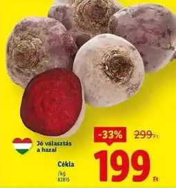Lidl Cékla ajánlat