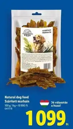 Lidl Natural dog food ajánlat