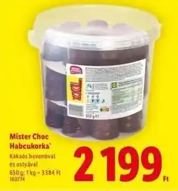 Lidl Mister Choc Habcukorka ajánlat