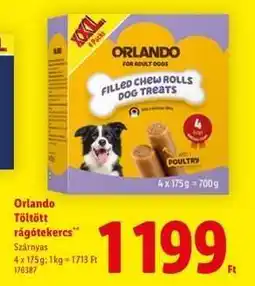 Lidl Orlando Töltött rágótekercs ajánlat