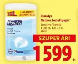 Lidl FLORALYS Nedves toalettpapír ajánlat