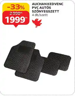 Auchan Auchan kedvenc pvc autós szőnyegszett ajánlat