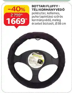 Auchan Bottari fluffy - téli kormányvédő ajánlat