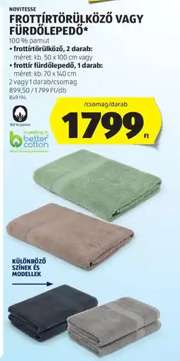 ALDI FROTTÍRTÖRÜLKÖZŐ VAGY FÜRDŐLEPEDŐ ajánlat