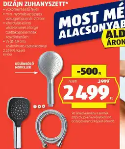 ALDI DIZÁJN ZUHANYZETT ajánlat