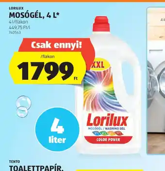 ALDI LORILUX MOSGÉL ajánlat
