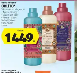 ALDI TESORI D'ORIENTE ÖBLÍTŐ ajánlat