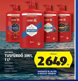 ALDI OLD SPICE TUSFÜRDŐ 3IN1 ajánlat