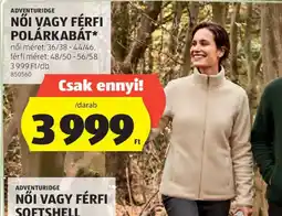 ALDI ADVENTURIDGE NŐI VAGY FÉRFI POLÁRKABÁT ajánlat