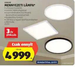 ALDI CASALUX MENNYEZETI LÁMPA ajánlat