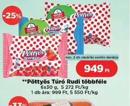 Real Pöttyös Túr Rudi ajánlat