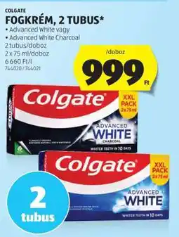 ALDI Colgate Fogkrém, 2 Tubus ajánlat