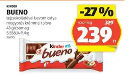 ALDI KINDER Bueno ajánlat