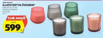 ALDI Illatgyertya üvegben ajánlat