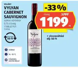 ALDI VYLYAN CABERNET SAUVIGNON ajánlat