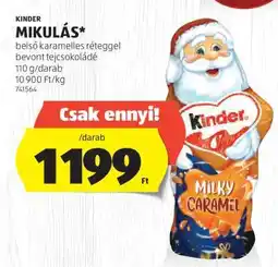 ALDI Kinder Mikulás ajánlat
