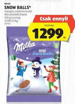 ALDI Milka Snow Balls ajánlat
