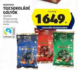ALDI MOSER ROTH TEJCSOKOLÁDÉ GOLYÓK ajánlat