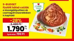 Interspar S-BUDGET füstölt háts csülök ajánlat