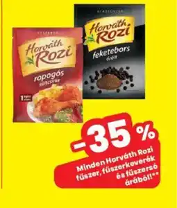 Interspar Horváth Rozi fűszer, fűszerkeverék és fűszers ajánlat