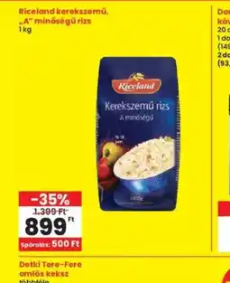 Interspar Riceland kerekszemű rizs ajánlat