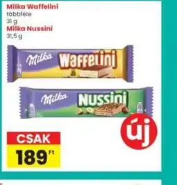 Interspar Milka Waffelini és Milka Nussini ajánlat