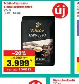 Interspar Tchibo Espresso Sicilia szemes kávé ajánlat
