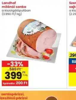 Interspar Landhof miláni sonka ajánlat