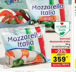 Interspar Szarvasi Mozzarella Italia ajánlat