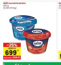 Interspar Milli szendvicskrém ajánlat