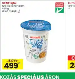 Interspar SPAR tejföl ajánlat
