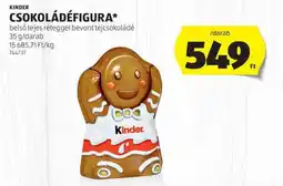 ALDI KINDER Csokoládéfigura ajánlat