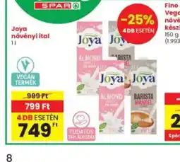 Interspar Joya növényi ital ajánlat