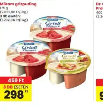 Interspar Milram grizpuding ajánlat