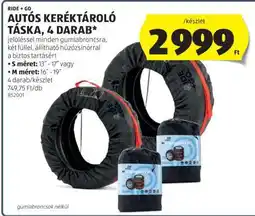 ALDI AUTÓS KERÉKTÁROLÓ TÁSKA, 4 DARAB ajánlat