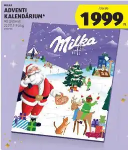 ALDI Milka Adventi Kalendárium ajánlat