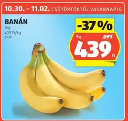 ALDI Banán ajánlat