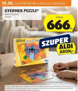 ALDI GYERMEK PUZZLE ajánlat