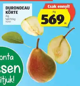 ALDI Durondeau Körte ajánlat