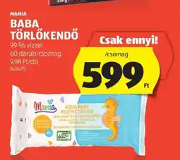 ALDI Mamia Baba Törlőkendő ajánlat