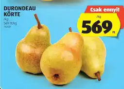 ALDI Durondeau Körte ajánlat