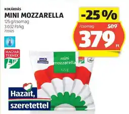 ALDI Kokárdás Mini Mozzarella ajánlat