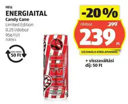ALDI HELL ENERGIAITAL Candy Cane ajánlat