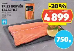 ALDI GOURMET FRISS NORVÉG LAZACFILÉ ajánlat